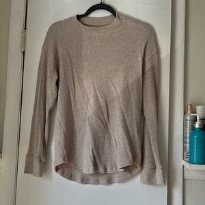Abercrombie & Fitch waffle knit legging shirt.